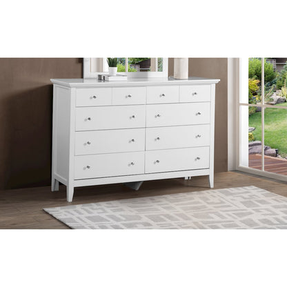 Glory Furniture Hammond Dresser in White Color