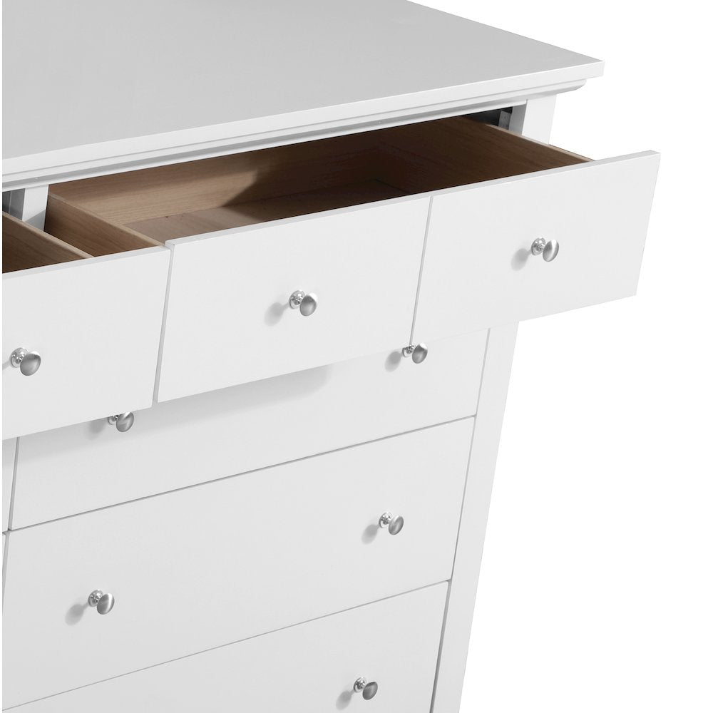 Glory Furniture Hammond Dresser in White Color