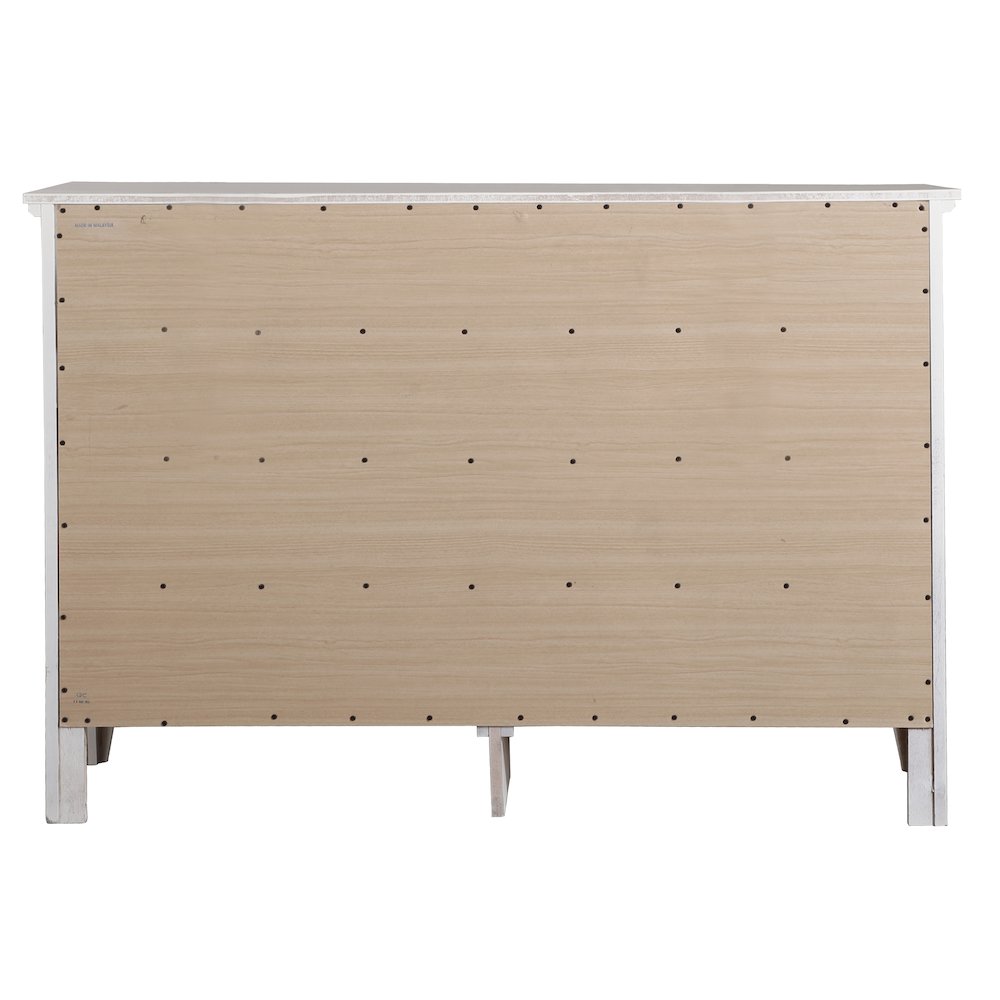 Glory Furniture Hammond Dresser in White Color