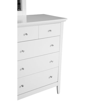 Glory Furniture Hammond Dresser in White Color