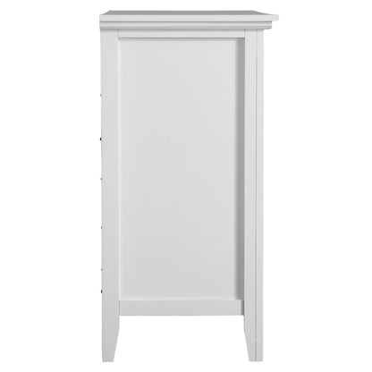 Glory Furniture Hammond Media Chest in White Color