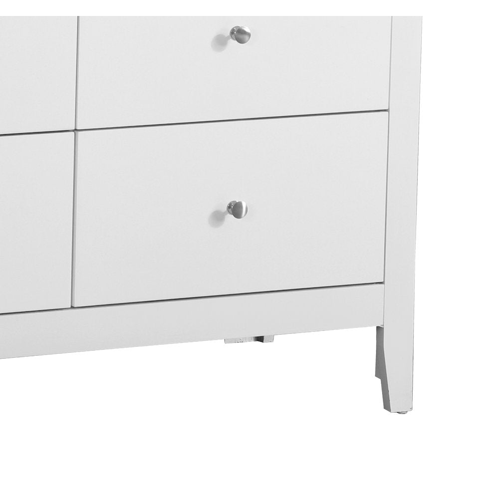 Glory Furniture Hammond Media Chest in White Color