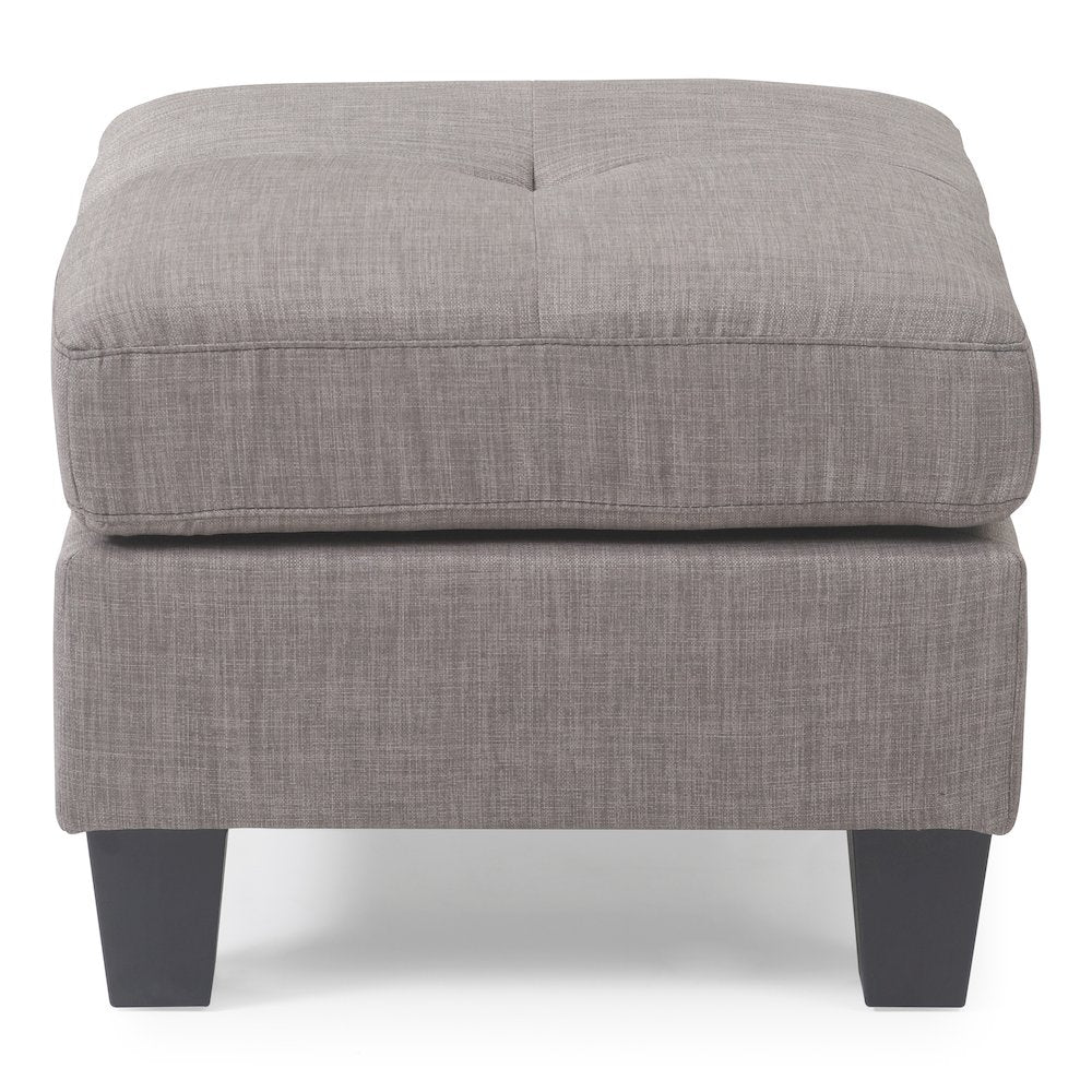 Glory Furniture Newbury Ottoman in Gray Color