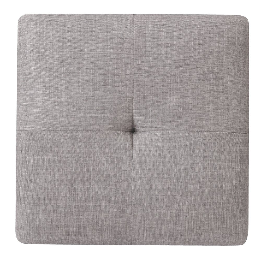 Glory Furniture Newbury Ottoman in Gray Color