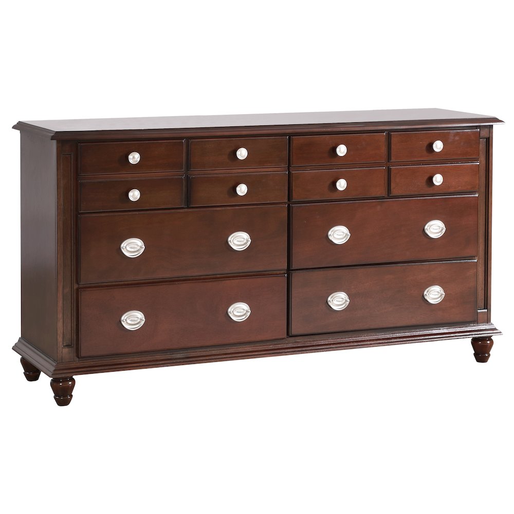 Glory Furniture Summit Dresser in Cappuccino Color