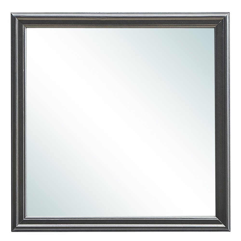 Glory Furniture Lorana Mirror in Metalic Black Color