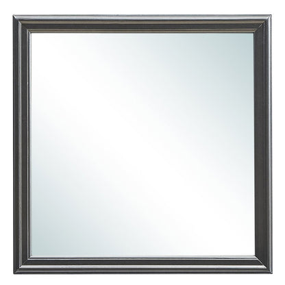 Glory Furniture Lorana Mirror in Metalic Black Color