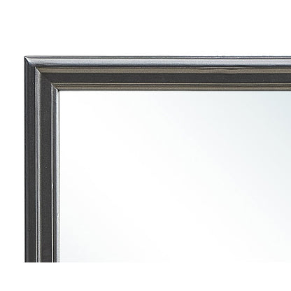 Glory Furniture Lorana Mirror in Metalic Black Color