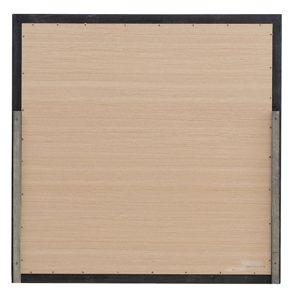 Glory Furniture Lorana Mirror in Metalic Black Color