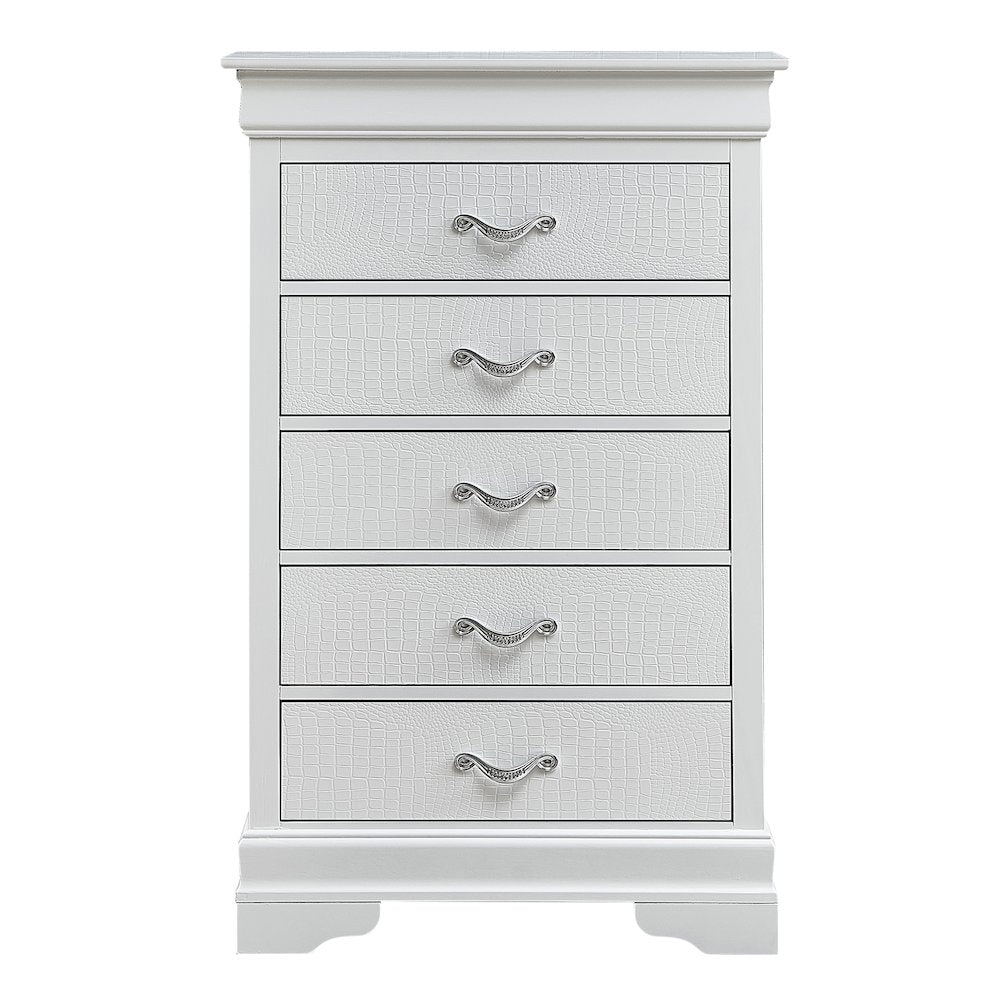 Glory Furniture Lorana Chest in White Color