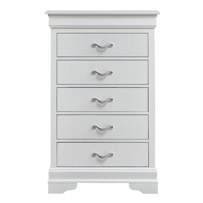Glory Furniture Lorana Chest in White Color