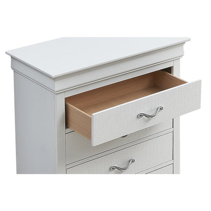 Glory Furniture Lorana Chest in White Color