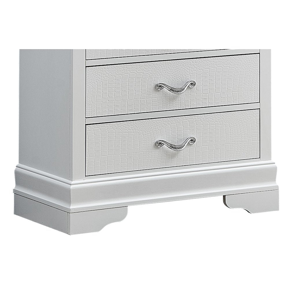 Glory Furniture Lorana Chest in White Color