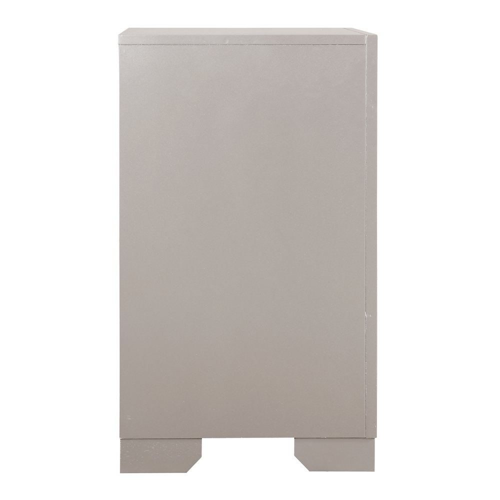 Glory Furniture Alana Nightstand in Champagne Color