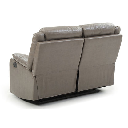 Glory Furniture Ward Reclining Loveseat in Gray Color