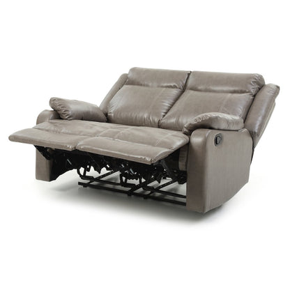 Glory Furniture Ward Reclining Loveseat in Gray Color