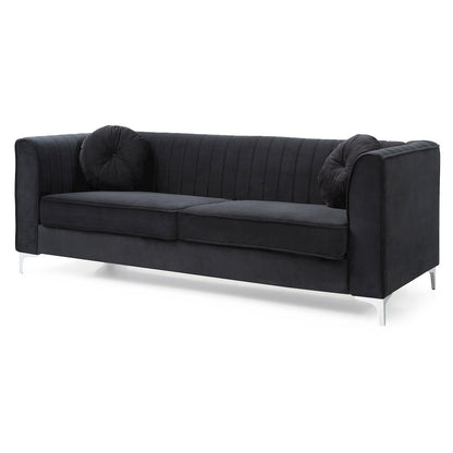 Glory Furniture Delray Sofa in Black Color