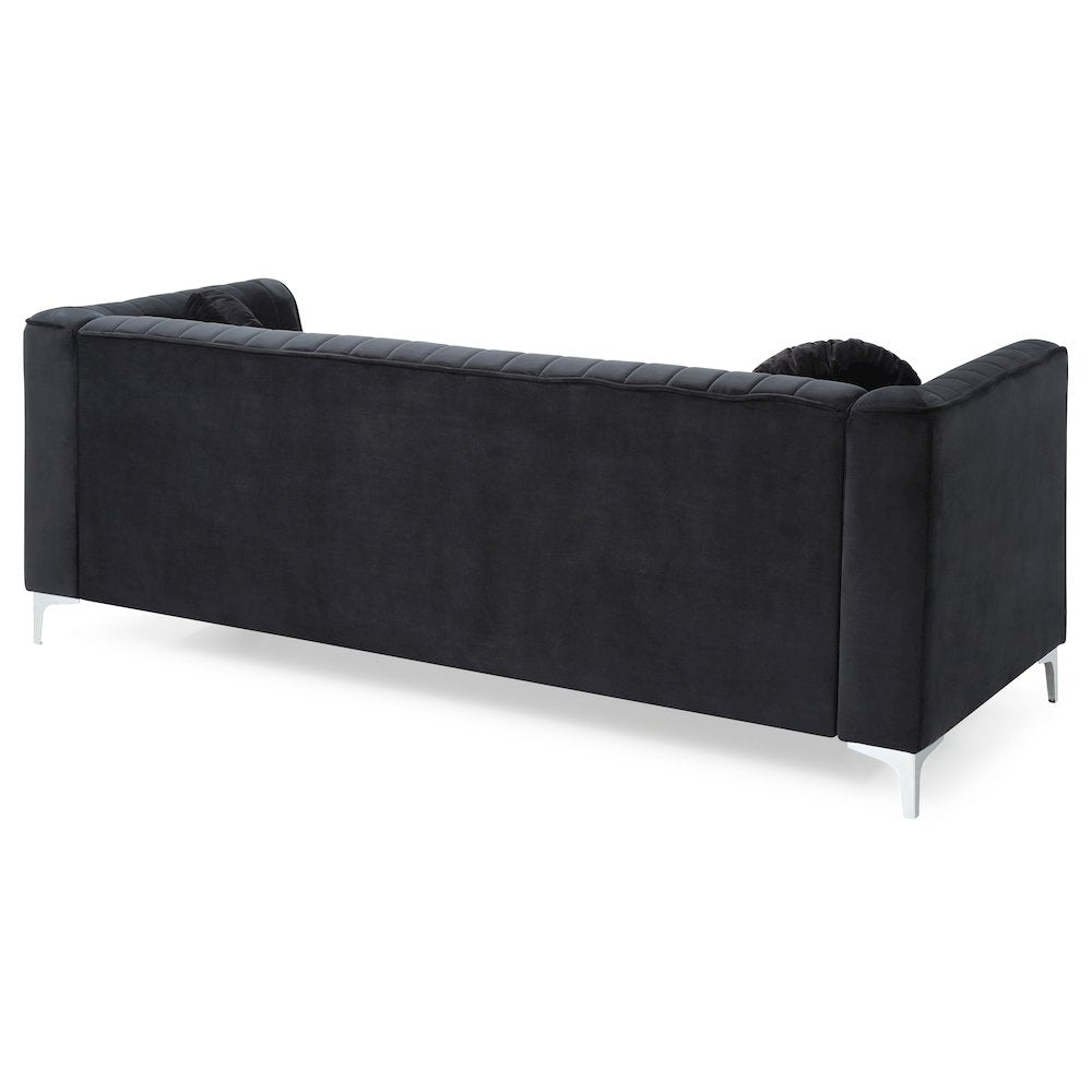 Glory Furniture Delray Sofa in Black Color