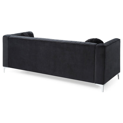 Glory Furniture Delray Sofa in Black Color