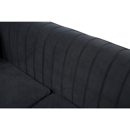 Glory Furniture Delray Sofa in Black Color