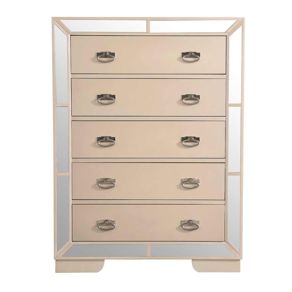 Glory Furniture Hollywood Hills Chest in Pearl Color