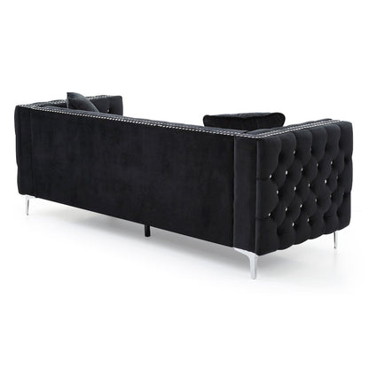 Glory Furniture Paige Sofa in Black Color
