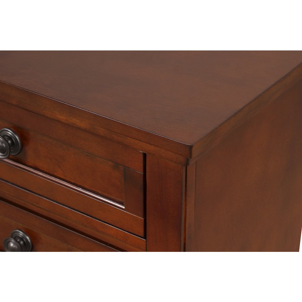 Glory Furniture Meade Dresser in Cherry Color