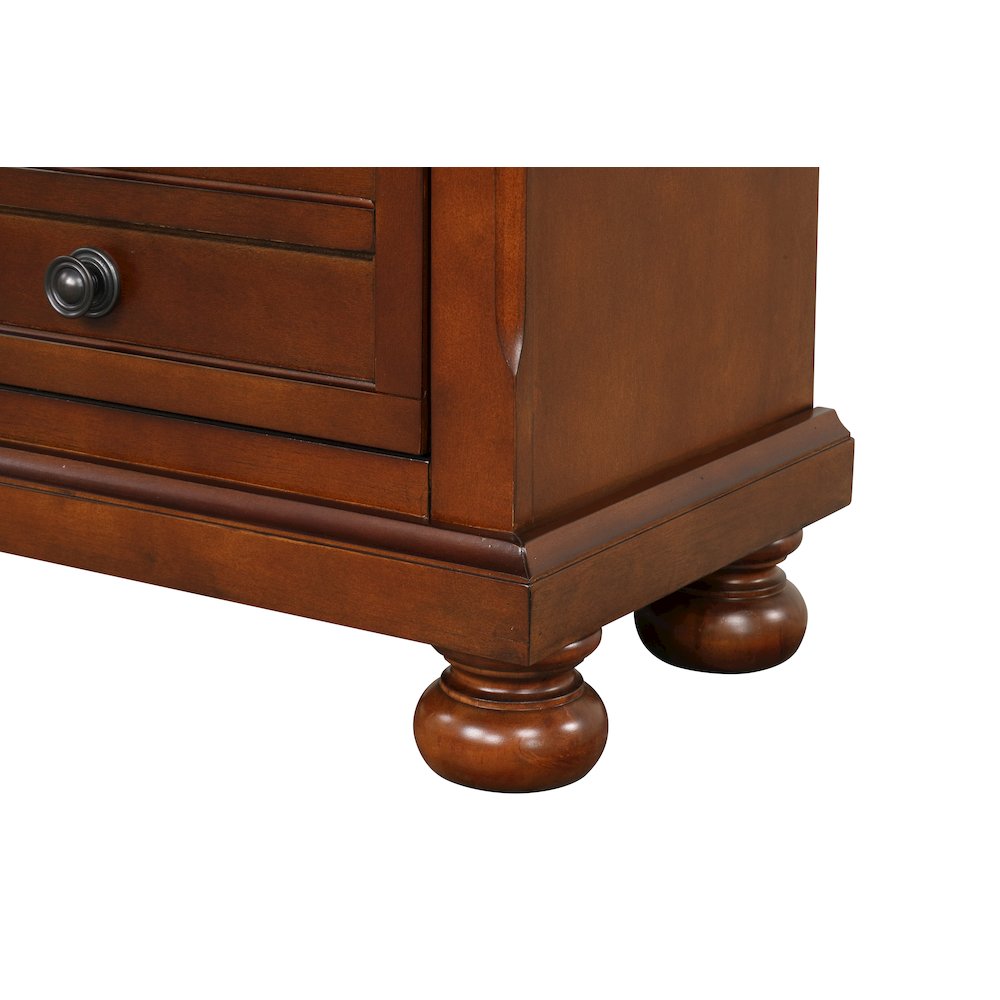 Glory Furniture Meade Dresser in Cherry Color