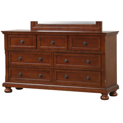 Glory Furniture Meade Dresser in Cherry Color