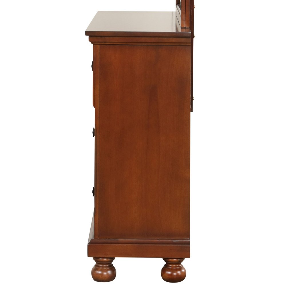 Glory Furniture Meade Dresser in Cherry Color