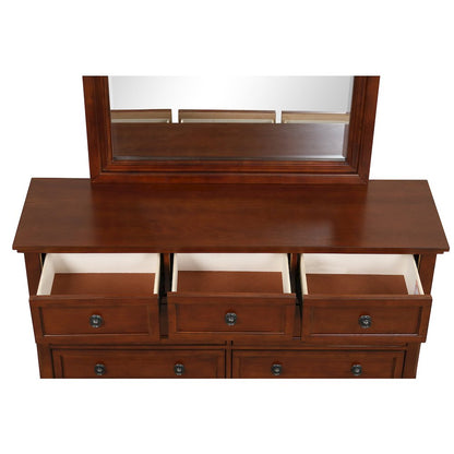 Glory Furniture Meade Dresser in Cherry Color