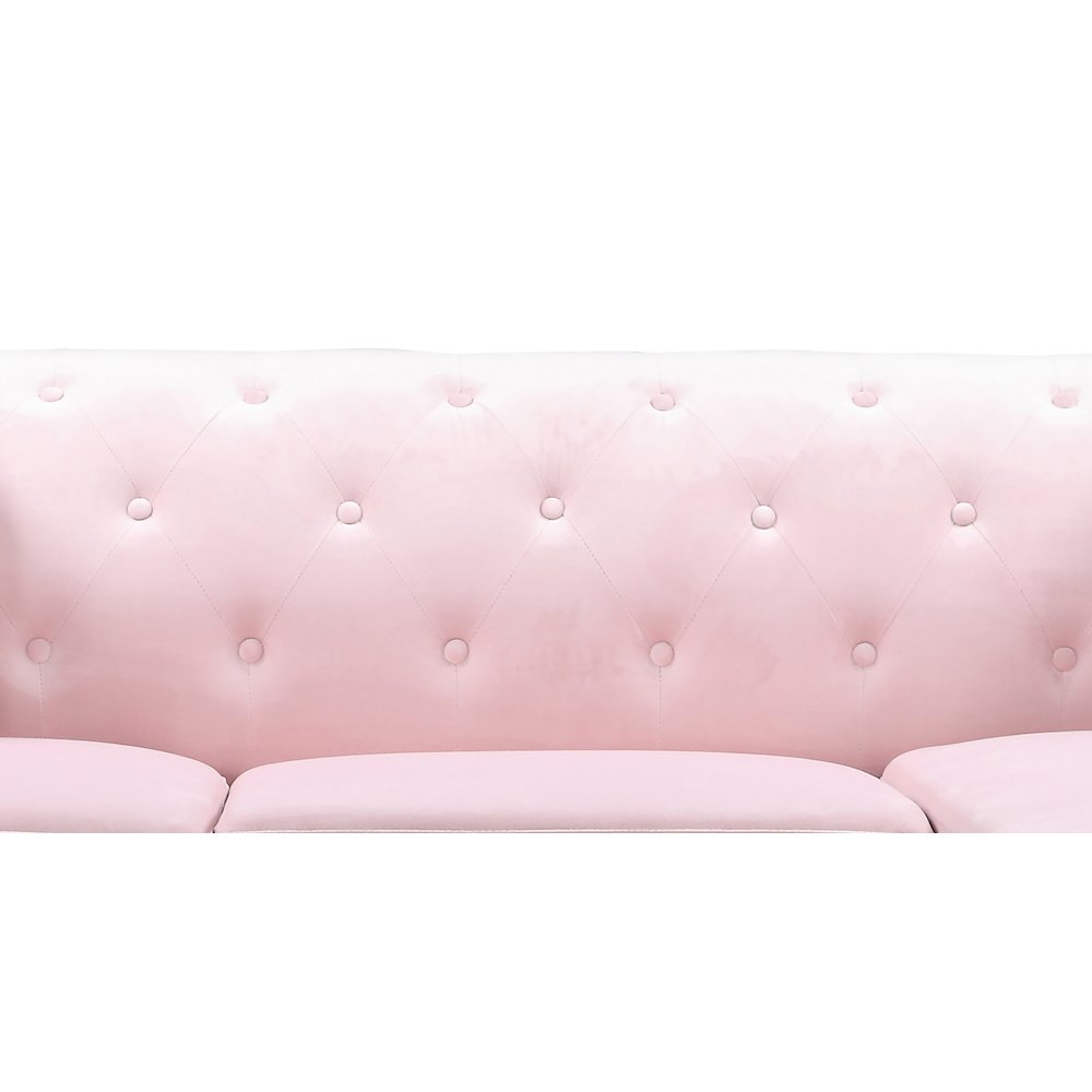 Glory Furniture Pompano Accent Chair in Pink Color