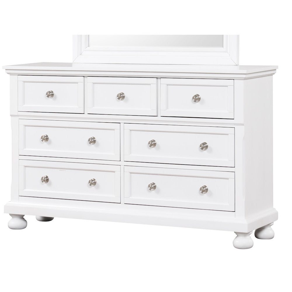 Glory Furniture Meade Dresser in White Color