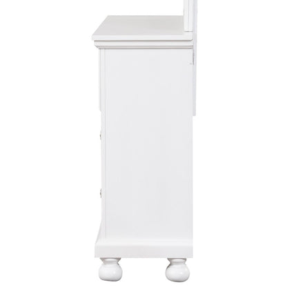 Glory Furniture Meade Dresser in White Color