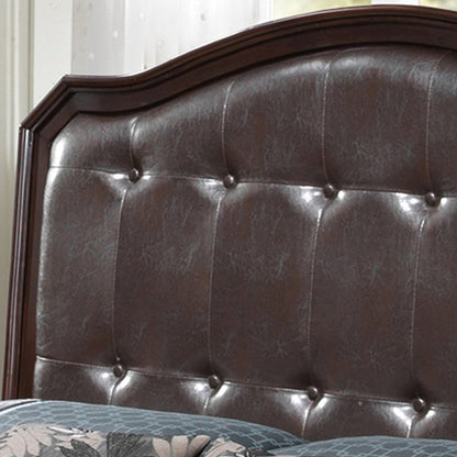 Glory Furniture Triton Queen Bed in Cappuccino Color