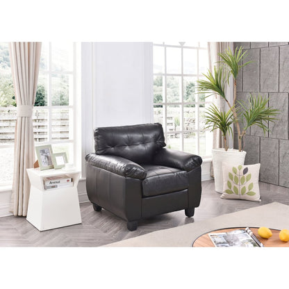 Glory Furniture Gallant Accent Chair in Black Color