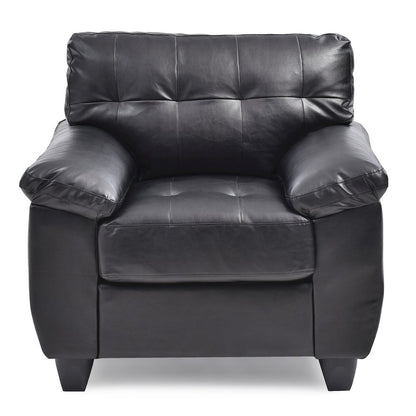 Glory Furniture Gallant Accent Chair in Black Color