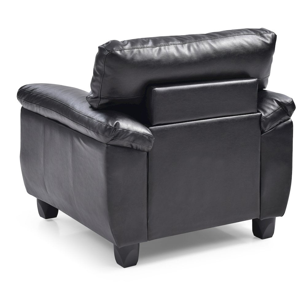 Glory Furniture Gallant Accent Chair in Black Color