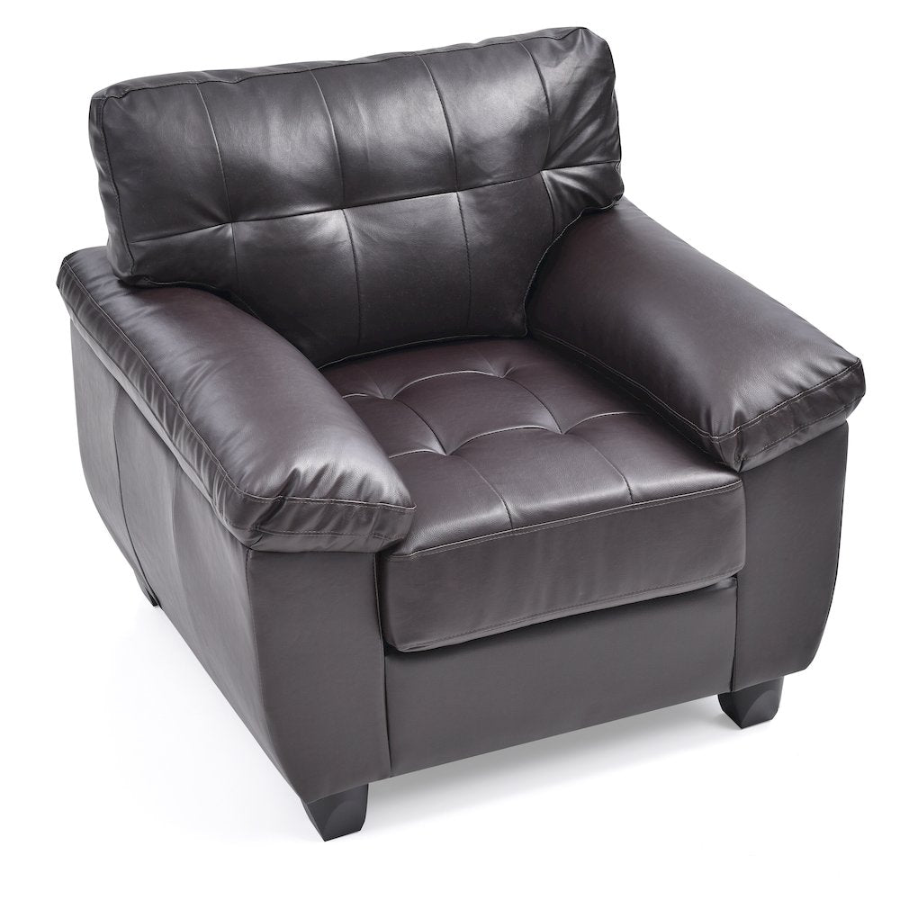 Glory Furniture Gallant Accent Chair in Cappuccino Color