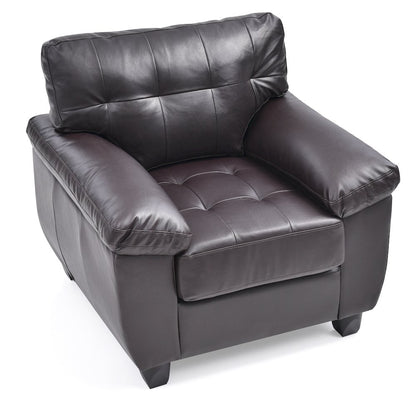 Glory Furniture Gallant Accent Chair in Cappuccino Color