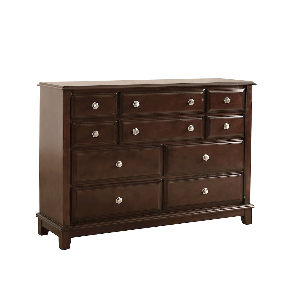 Glory Furniture Ashford Dresser in Cappuccino Color