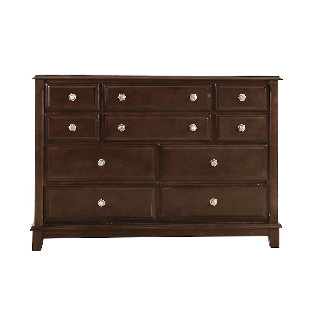 Glory Furniture Ashford Dresser in Cappuccino Color