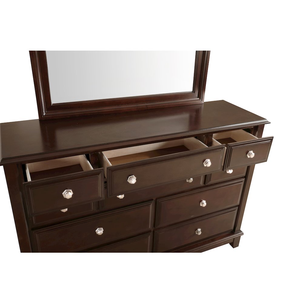 Glory Furniture Ashford Dresser in Cappuccino Color