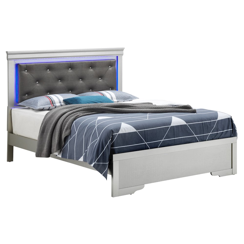 Glory Furniture Lorana King Bed in Champagne Color