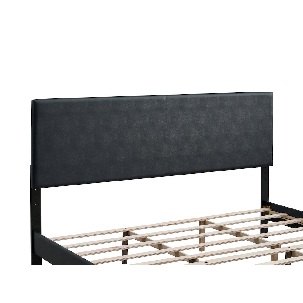 Baron King Size Platform Bed, Black