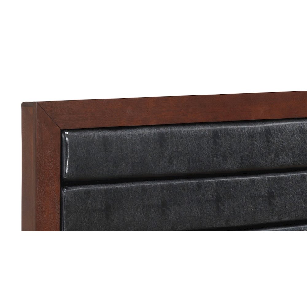 Glory Furniture Burlington King Storage Bed in Cherry Color