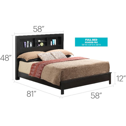 Glory Furniture Burlington Full Bed in Black Color