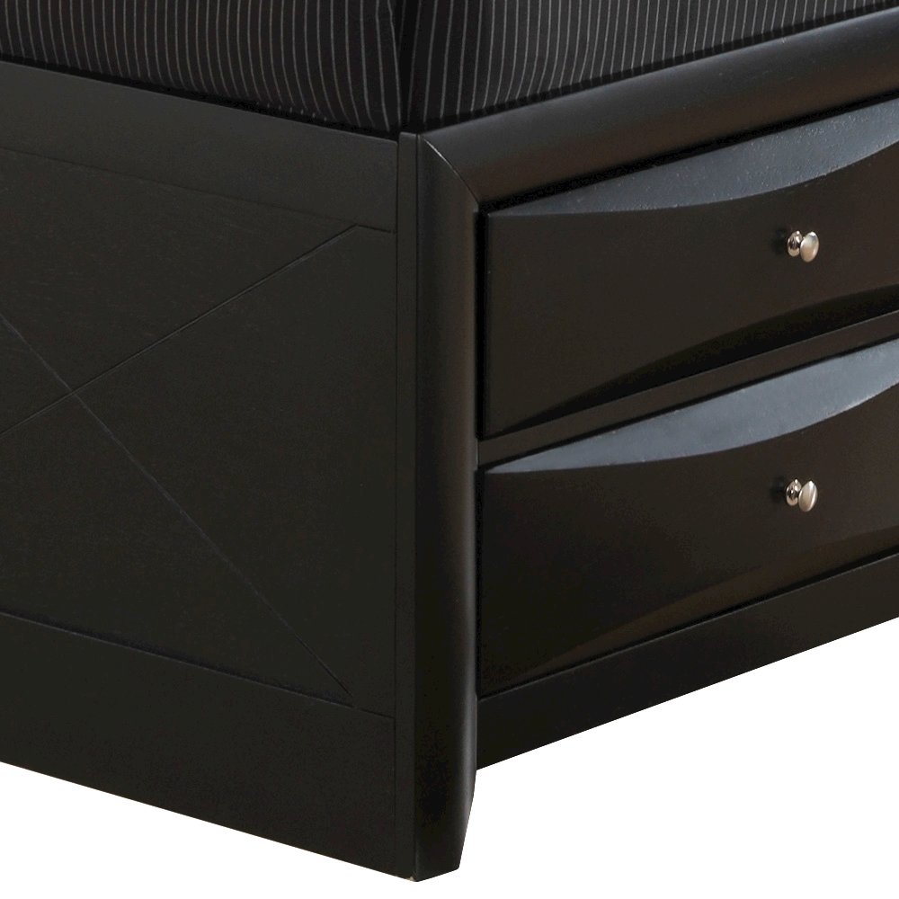 Glory Furniture Marilla King Storage Bed in Black Color