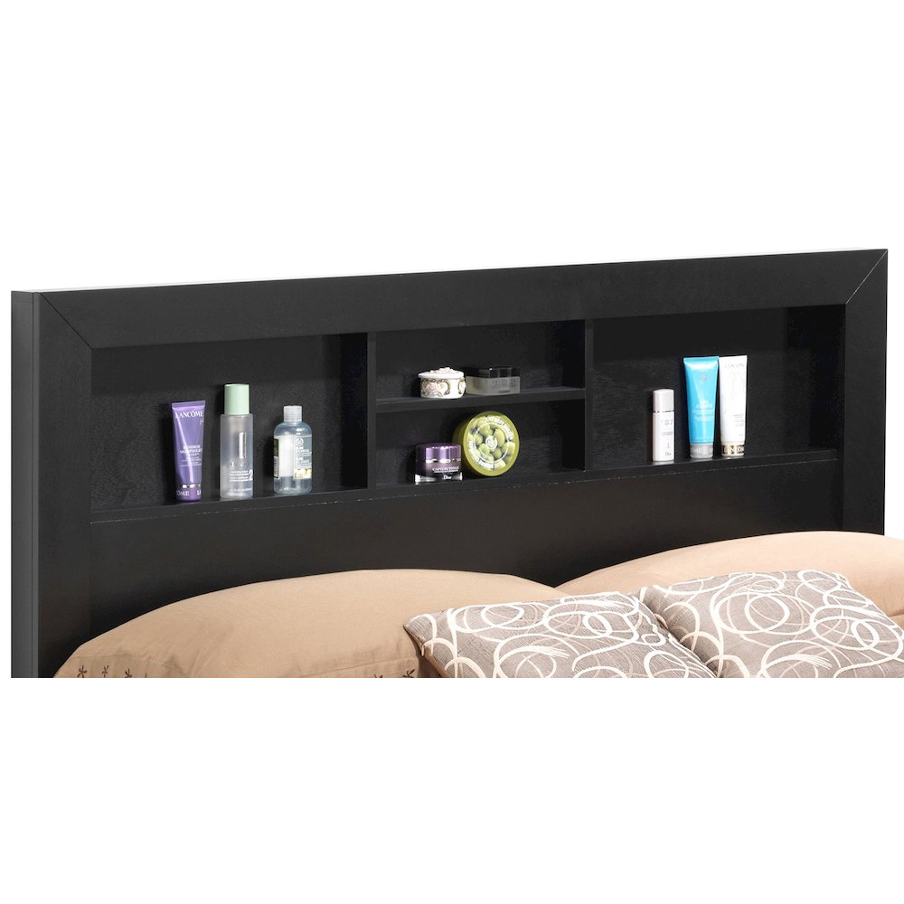 Glory Furniture Burlington Full Bed in Black Color