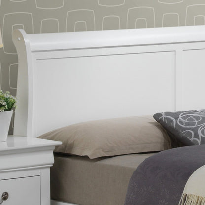 Glory Furniture Louis Phillipe Full Storage Bed in White Color